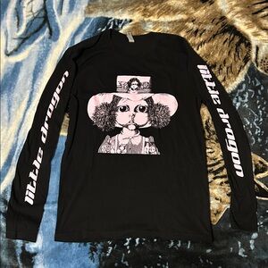 Little Dragon Band Graphic Long Sleeve Tee Shirt